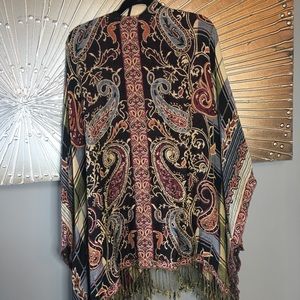 Printed kimono